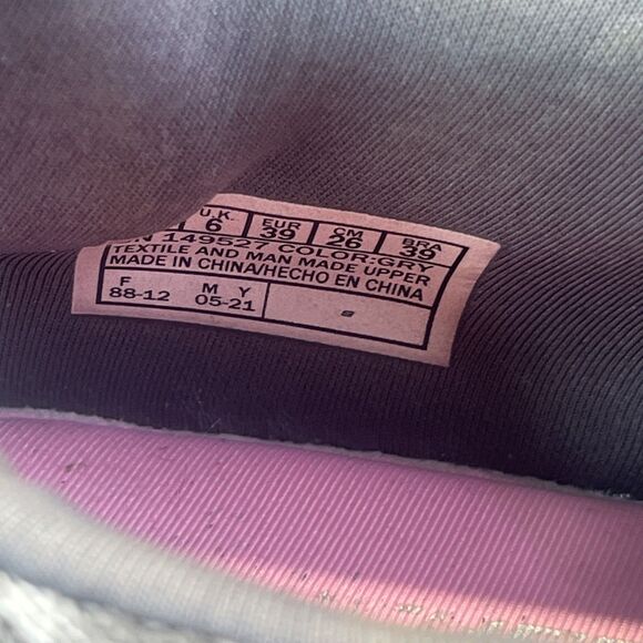 Skechers Summits Cool Dash Gray Light Pink Slip On Bungee Lace Shoes Womens Sz 9 - Picture 8 of 12